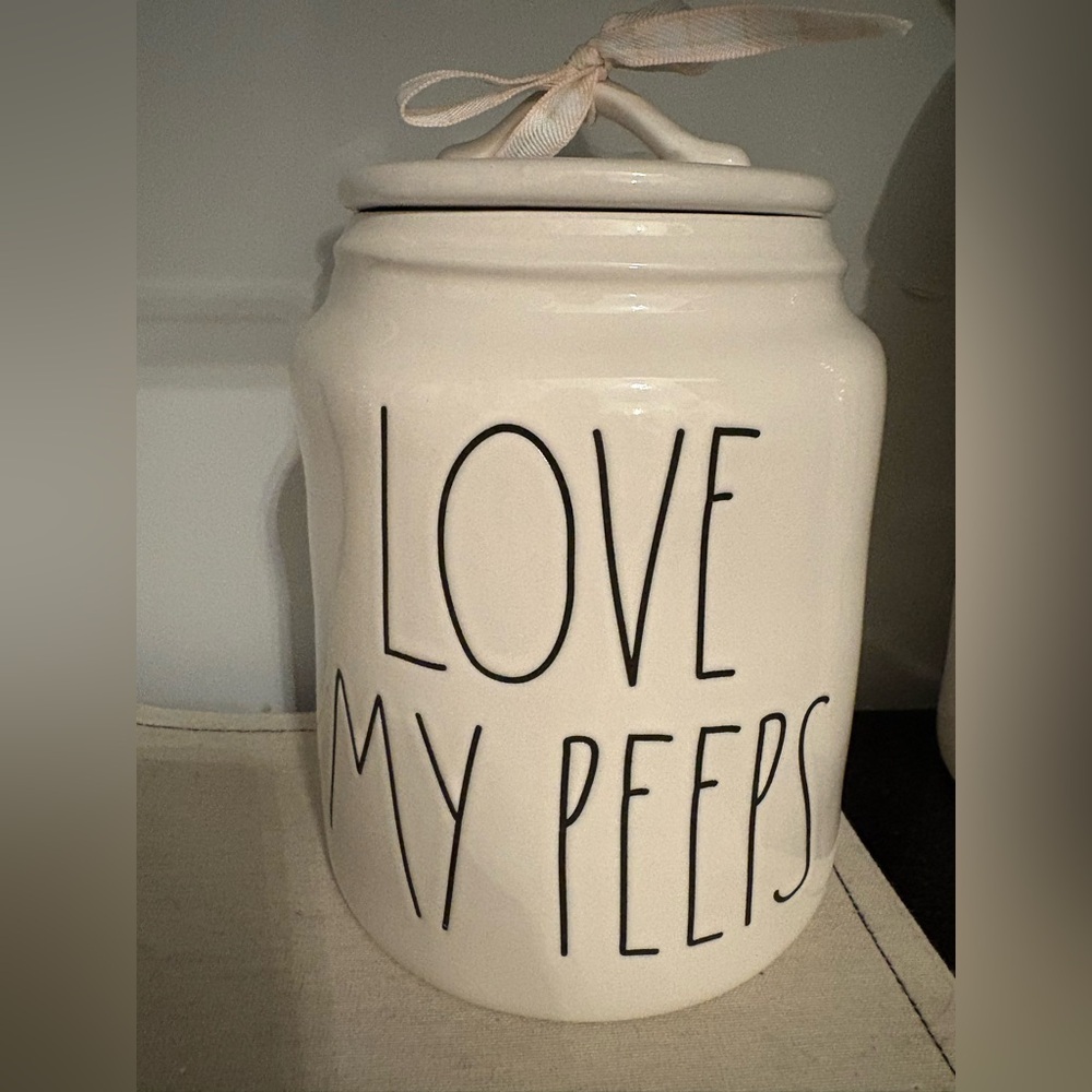 Rae Dunn Love My Peeps Canisters